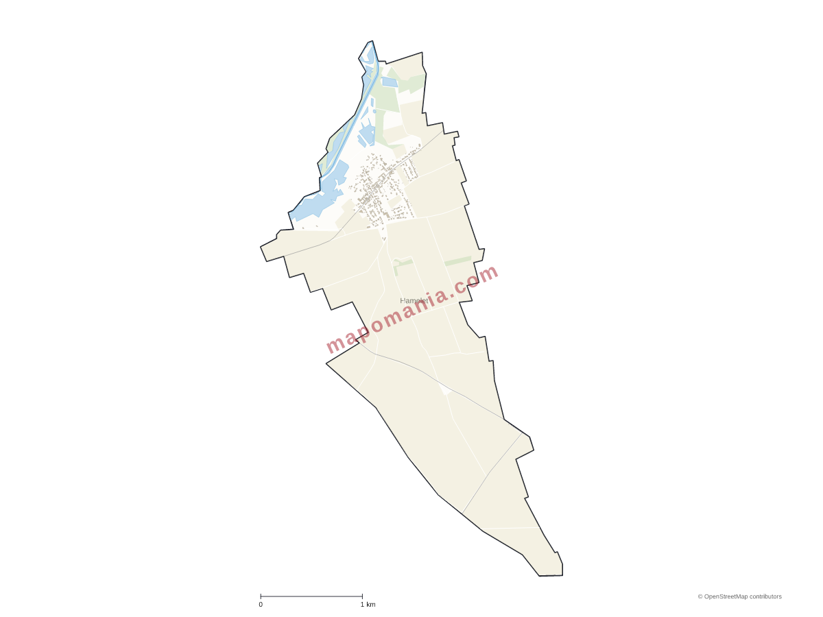 Carte de Hamelet à personnaliser