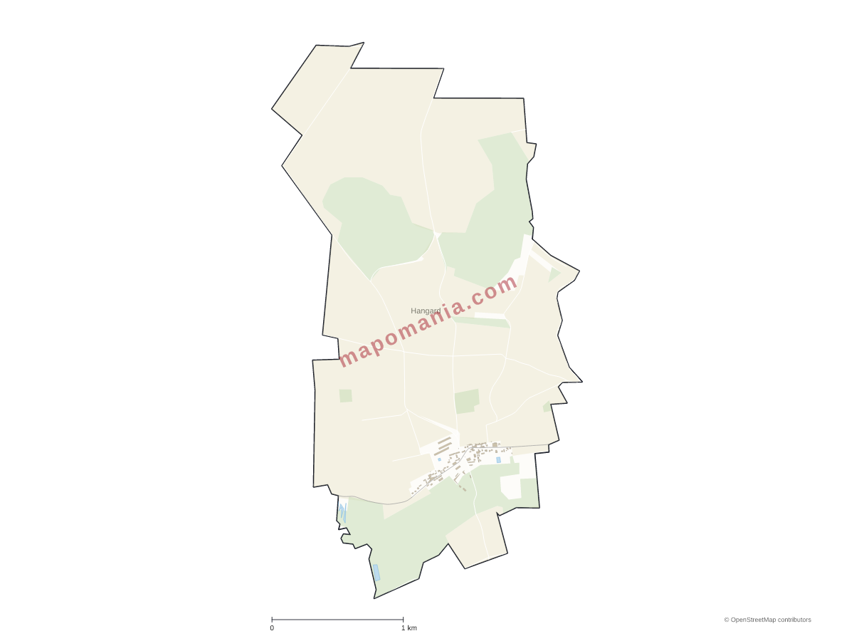 Carte de Hangard à personnaliser