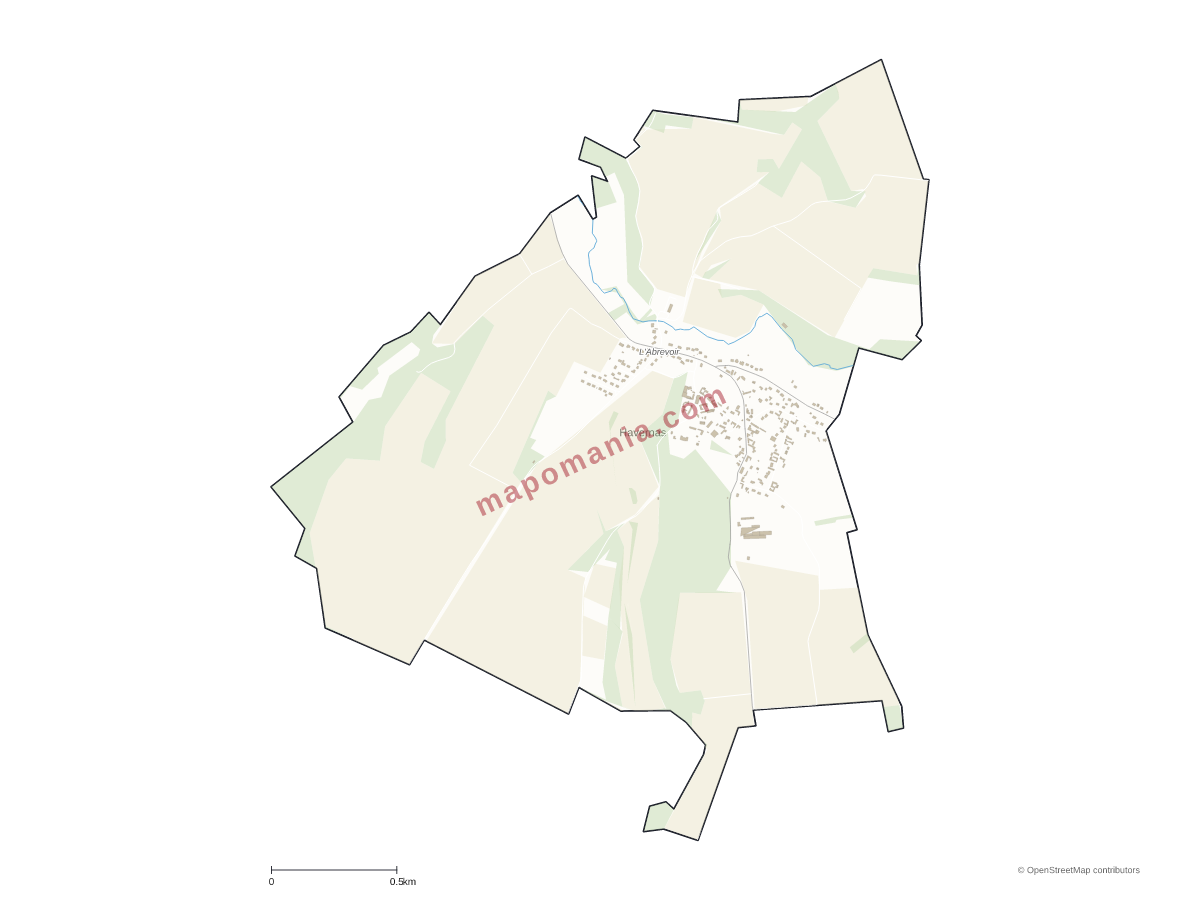 Carte de Havernas à personnaliser