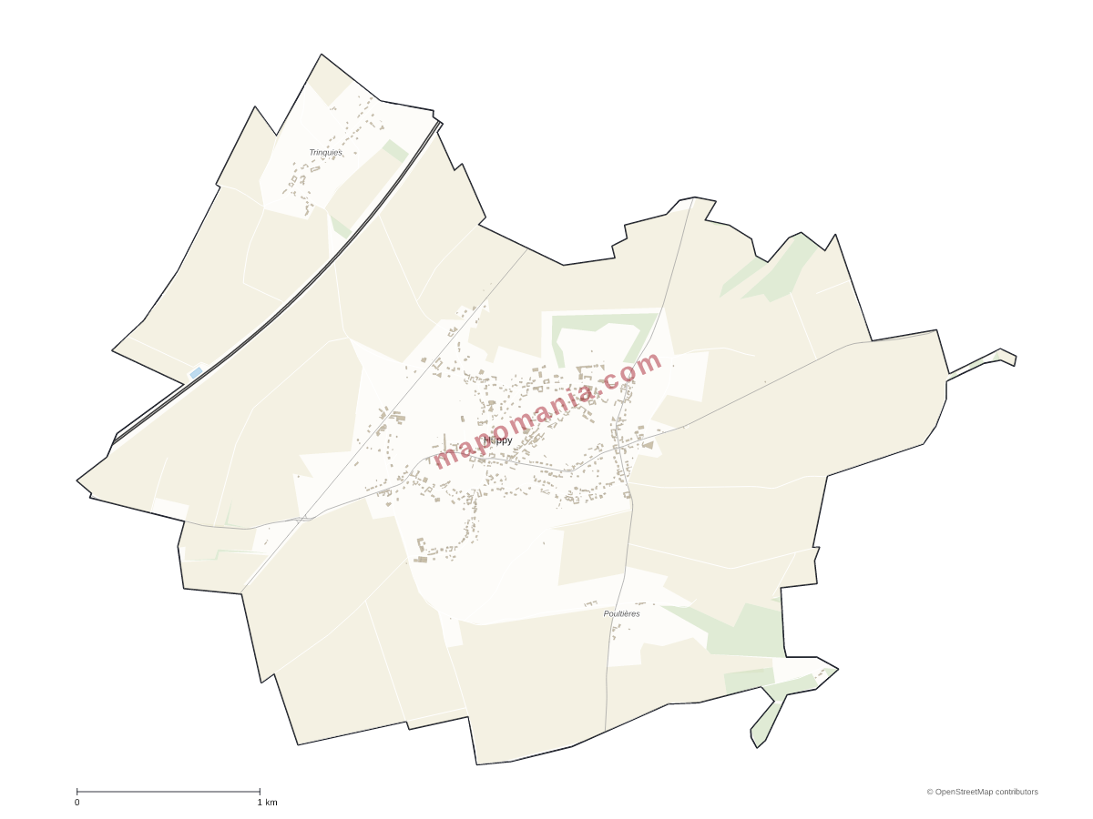 Carte de Huppy à personnaliser