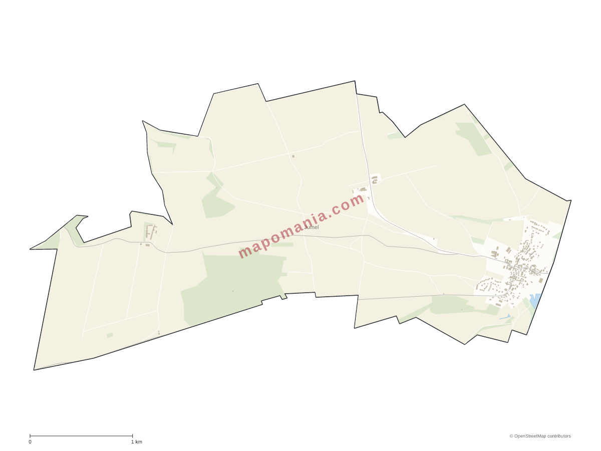 Carte de Jumel à personnaliser