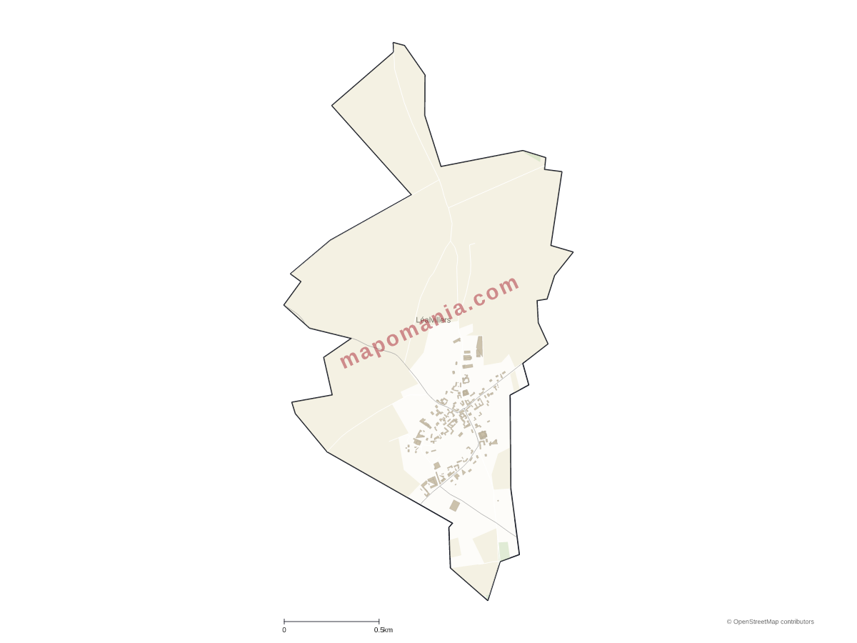 Carte de Léalvillers à personnaliser