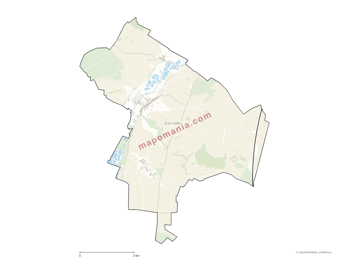 Carte de Ô-de-Selle à personnaliser