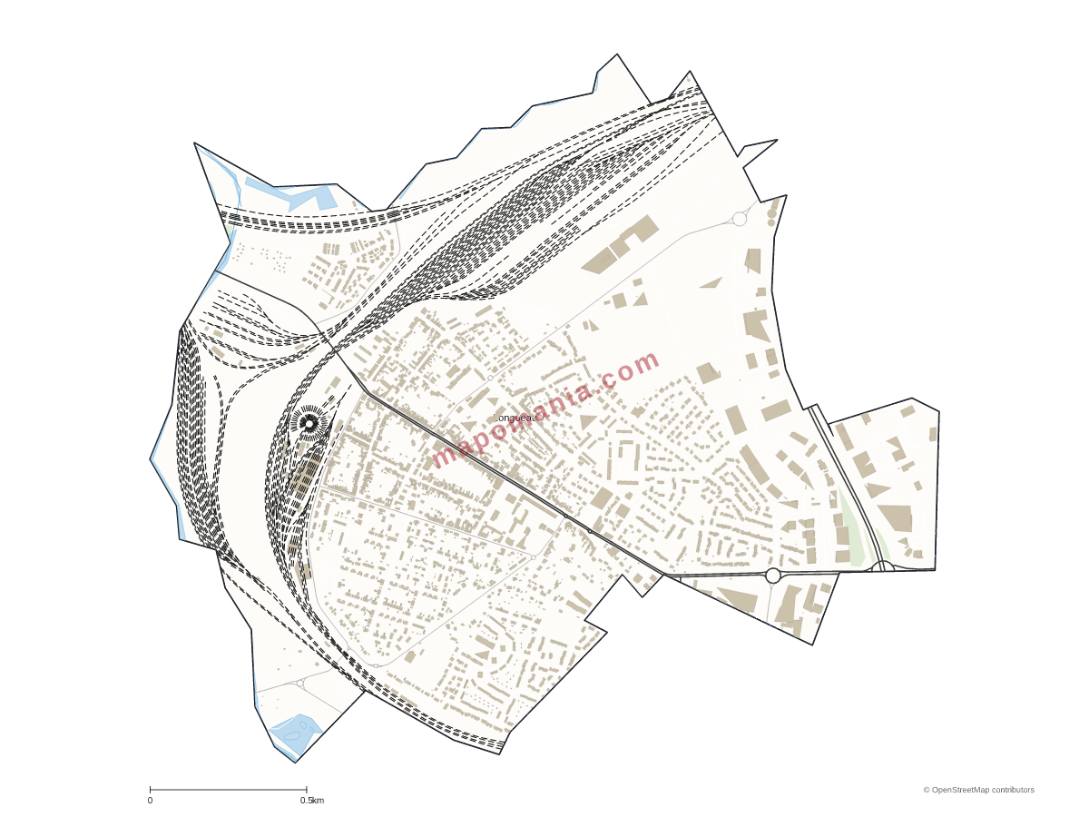Carte de Longueau à personnaliser