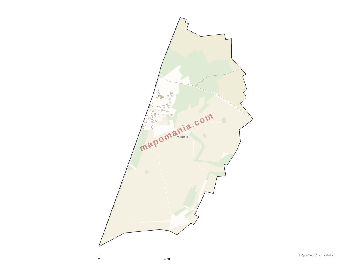 Carte de Marieux à personnaliser