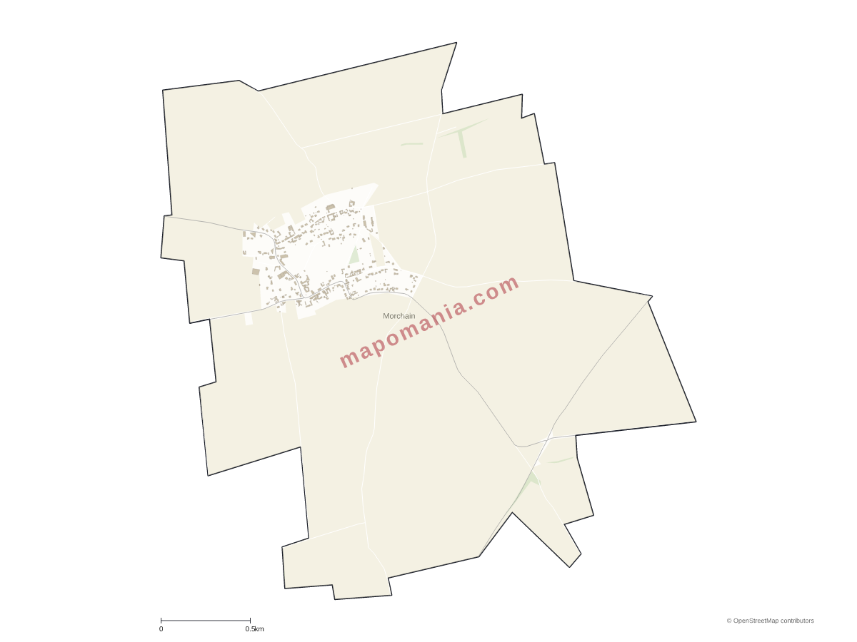 Carte de Morchain à personnaliser