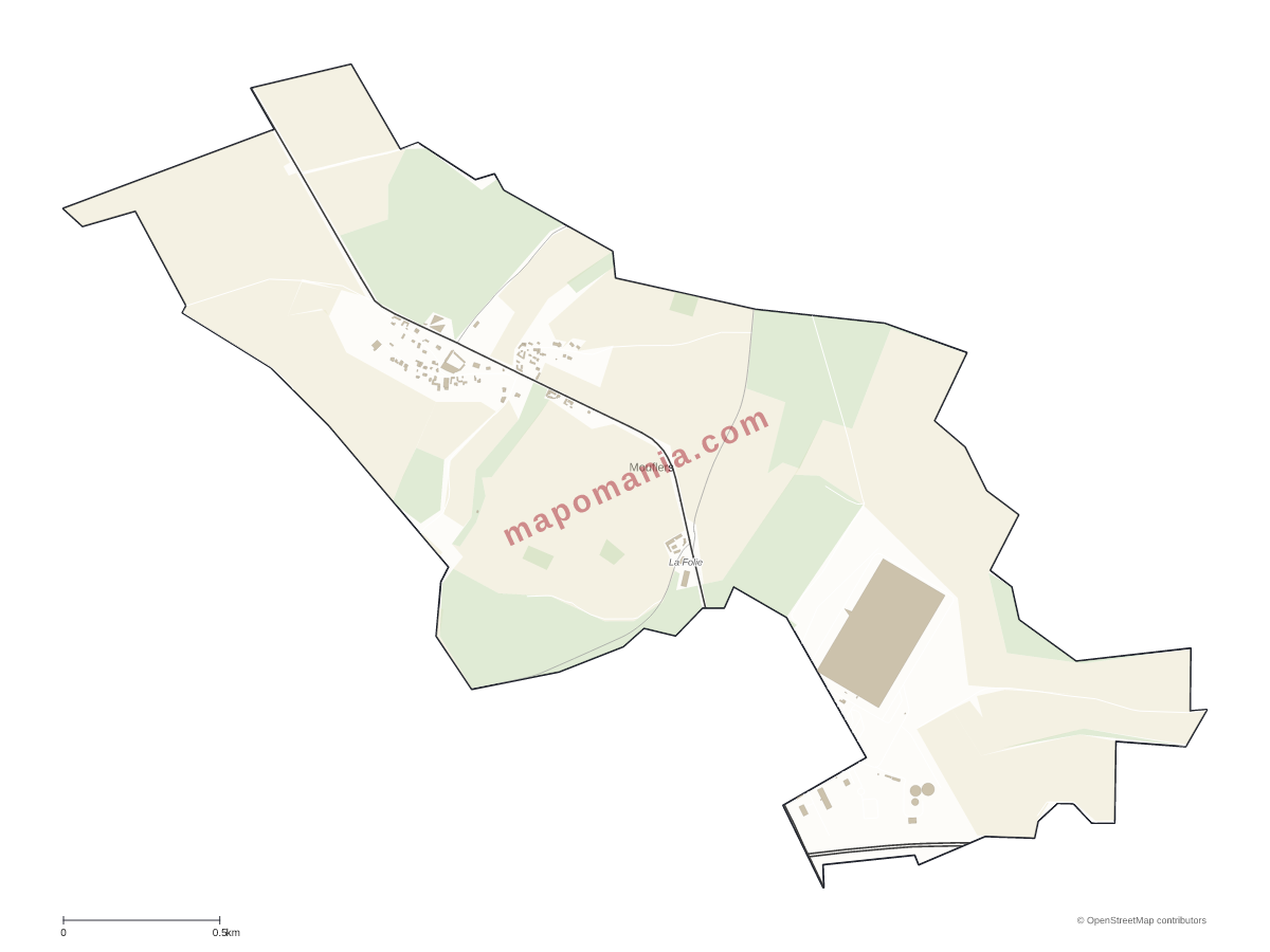 Carte de Mouflers à personnaliser