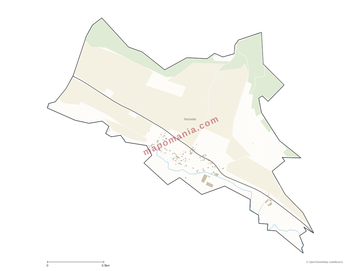 Carte de Neslette à personnaliser