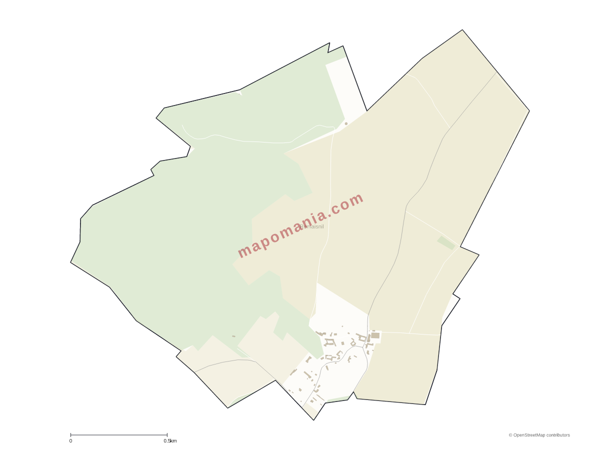 Carte de Remaisnil à personnaliser