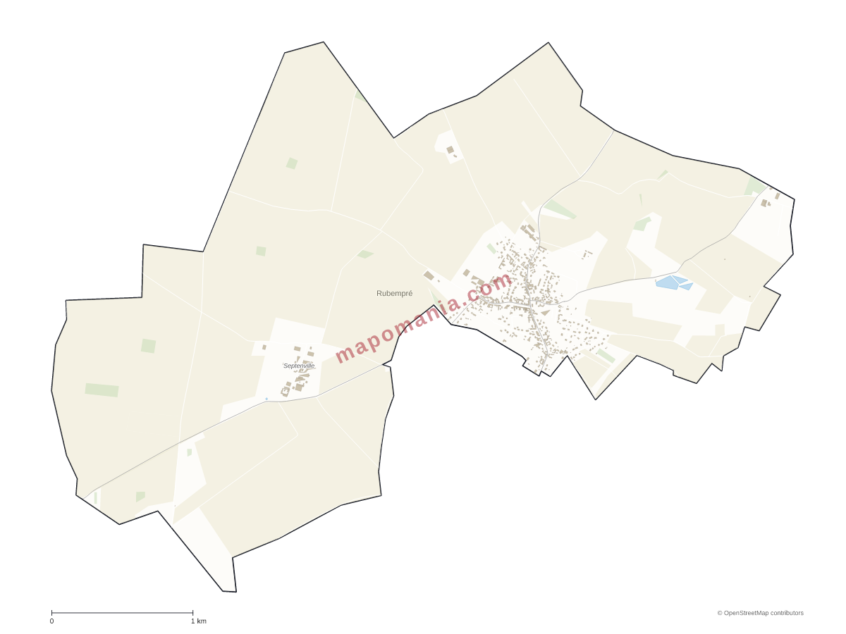 Carte de Rubempré à personnaliser