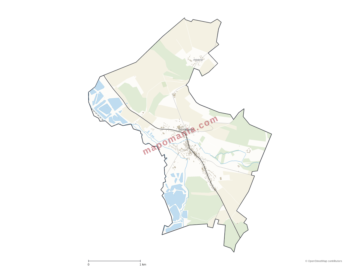 Carte de Senarpont à personnaliser