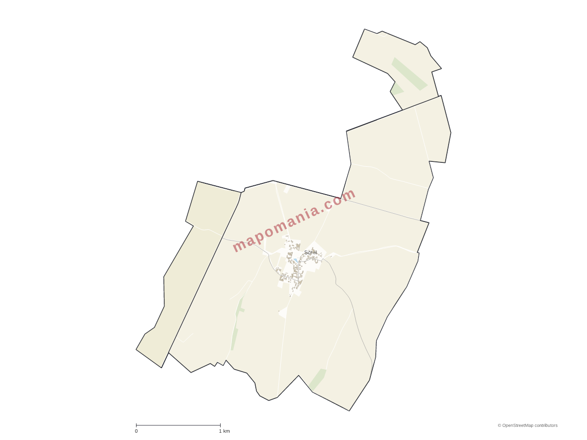 Carte de Sorel à personnaliser