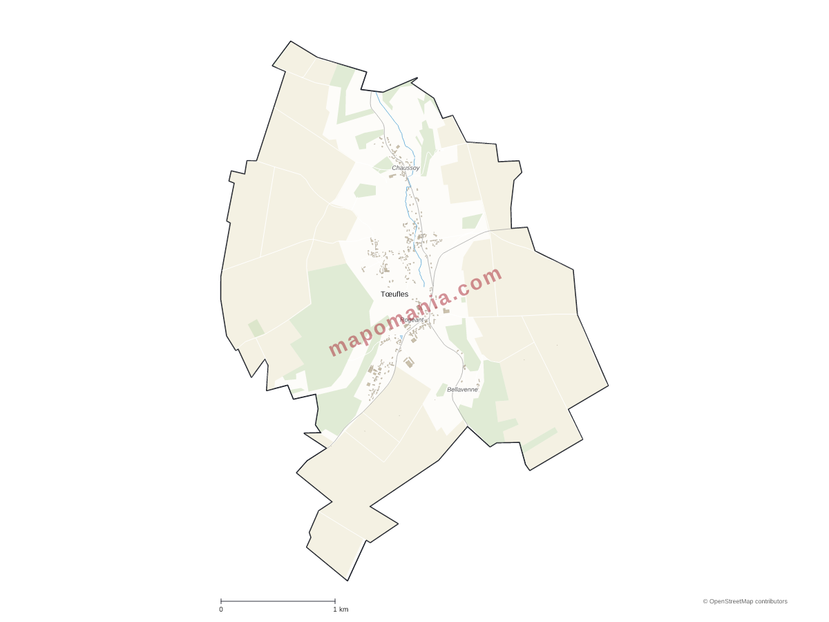 Carte de Tœufles à personnaliser