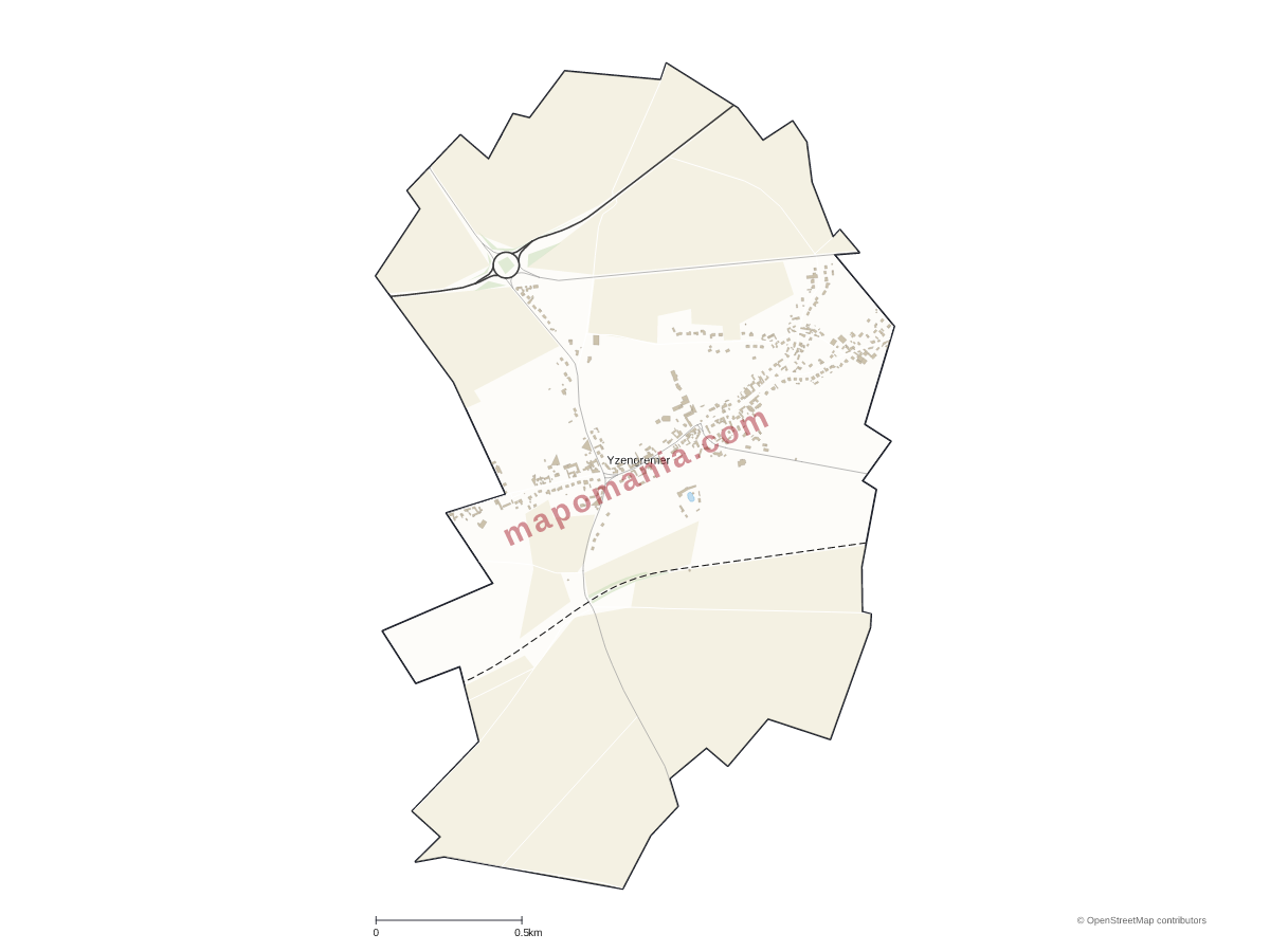 Carte de Yzengremer à personnaliser