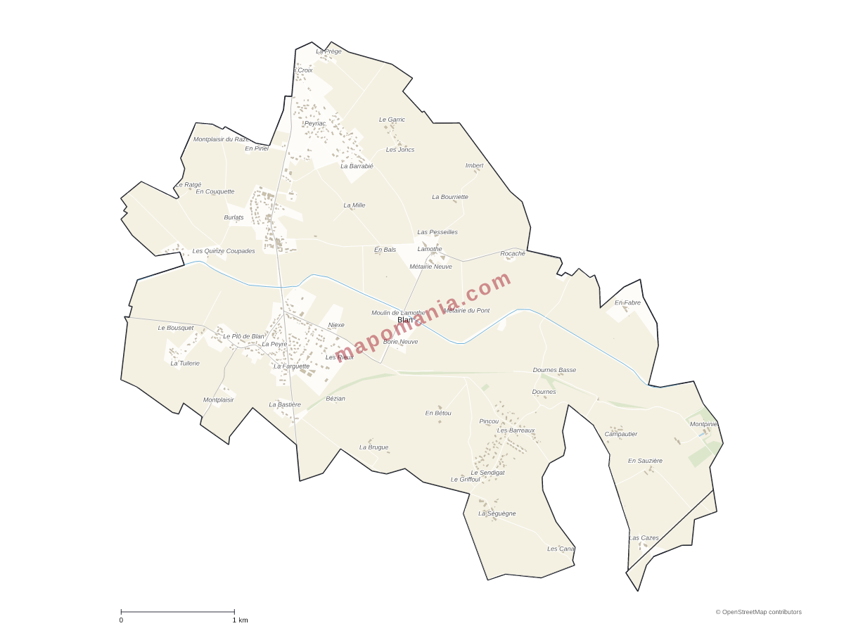 Carte de Blan à personnaliser