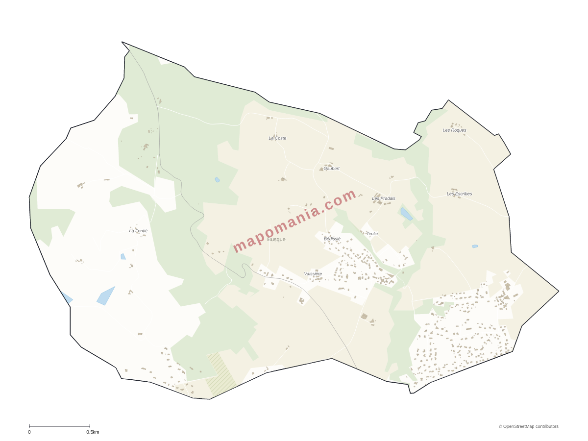 Carte de Busque à personnaliser