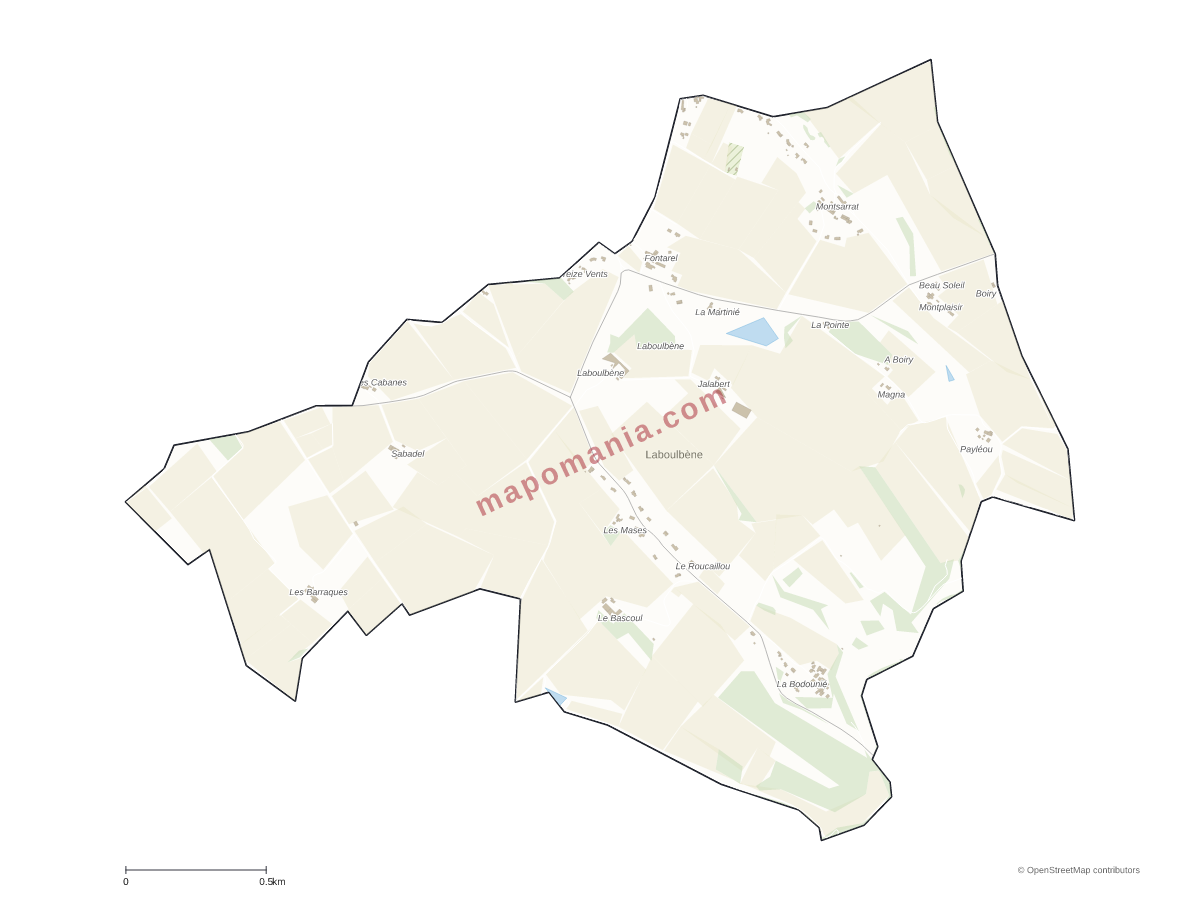 Carte de Laboulbène à personnaliser