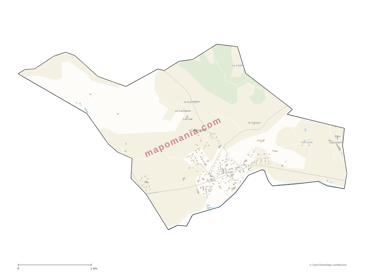Carte de Laboutarie à personnaliser