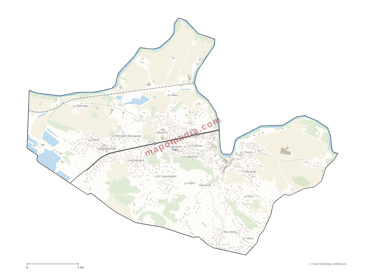 Carte de Saïx à personnaliser