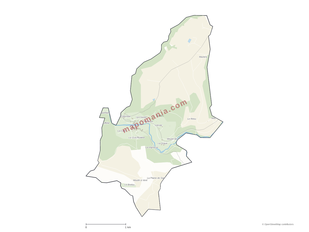 Carte de Salles à personnaliser