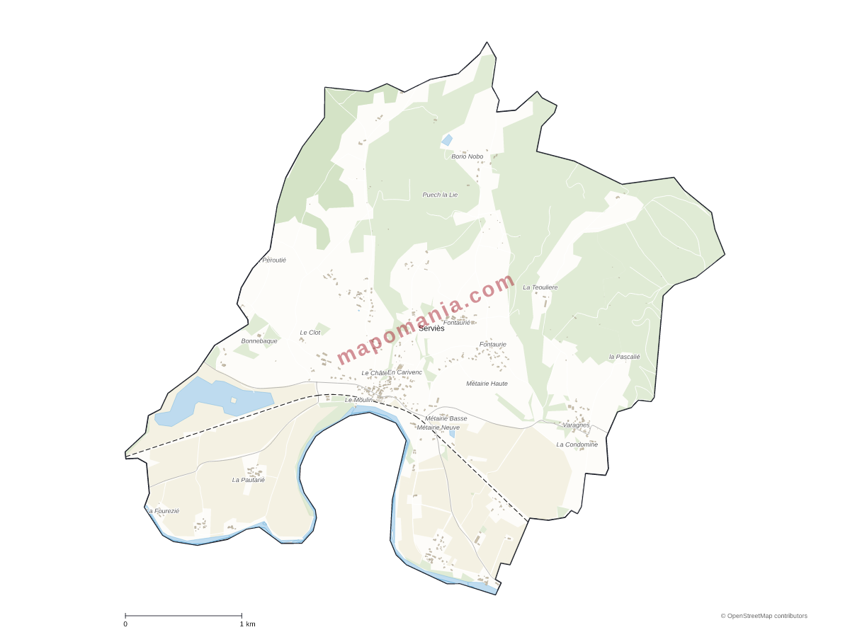 Carte de Serviès à personnaliser