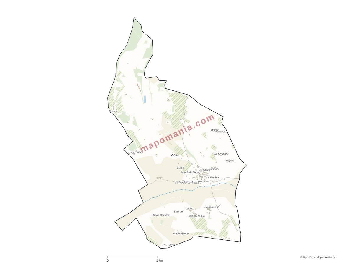Carte de Vieux à personnaliser