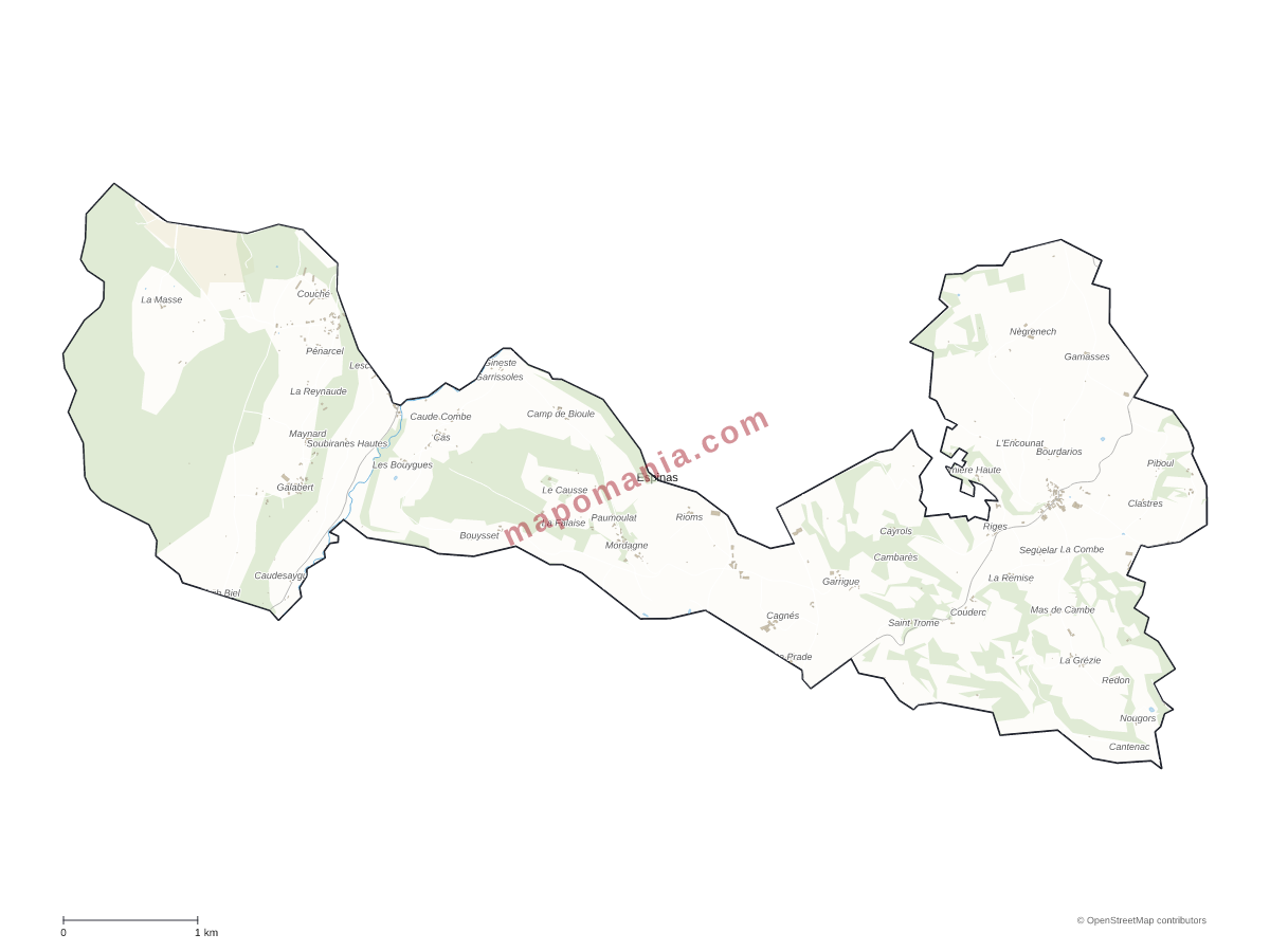 Carte de Espinas à personnaliser