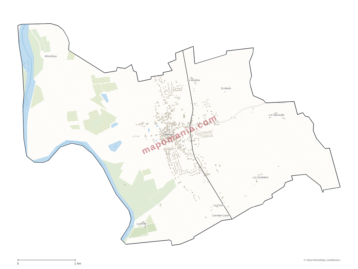 Carte de Finhan à personnaliser