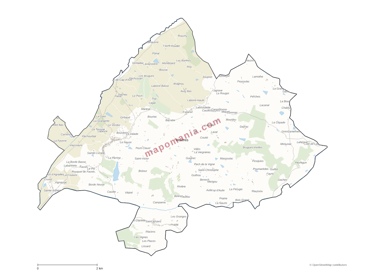 Carte de Molières à personnaliser