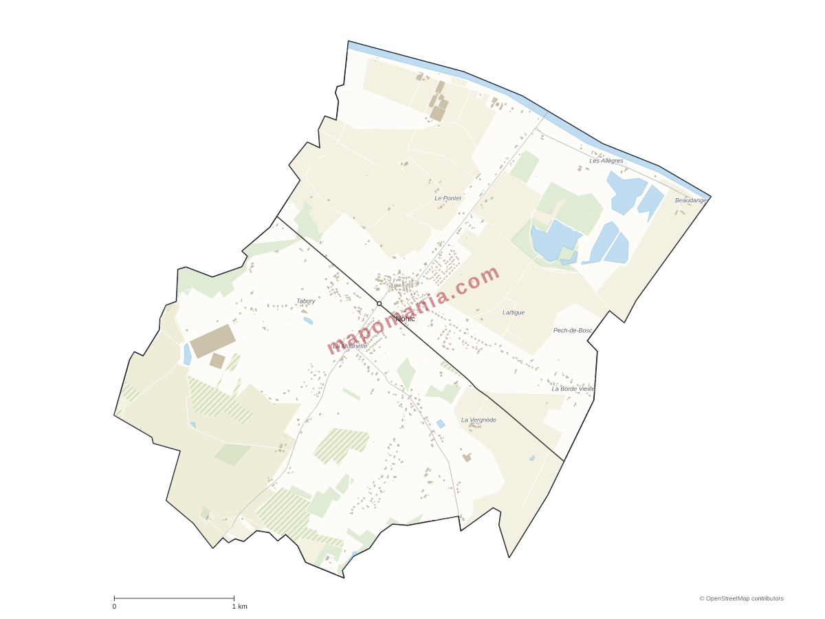 Carte de Nohic à personnaliser