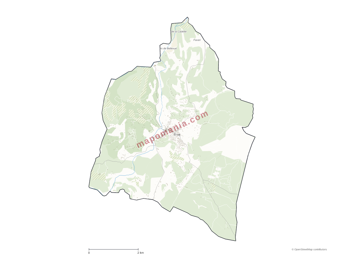 Carte de Bras à personnaliser