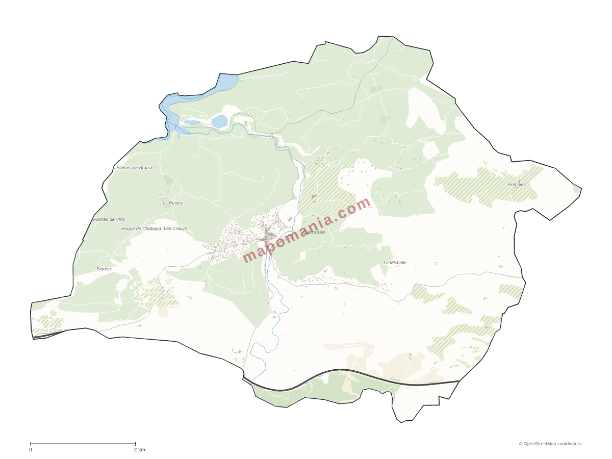 Carte de Cabasse à personnaliser