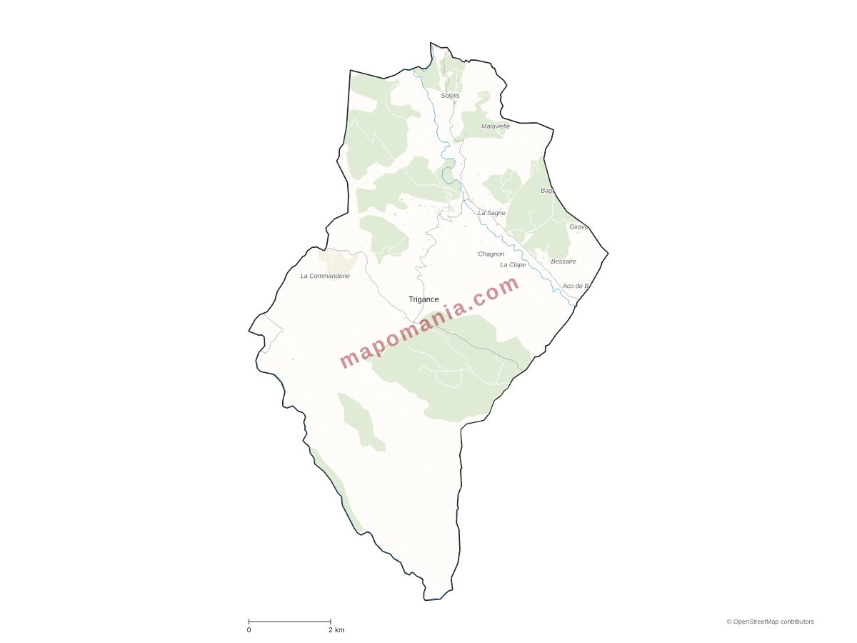 Carte de Trigance à personnaliser