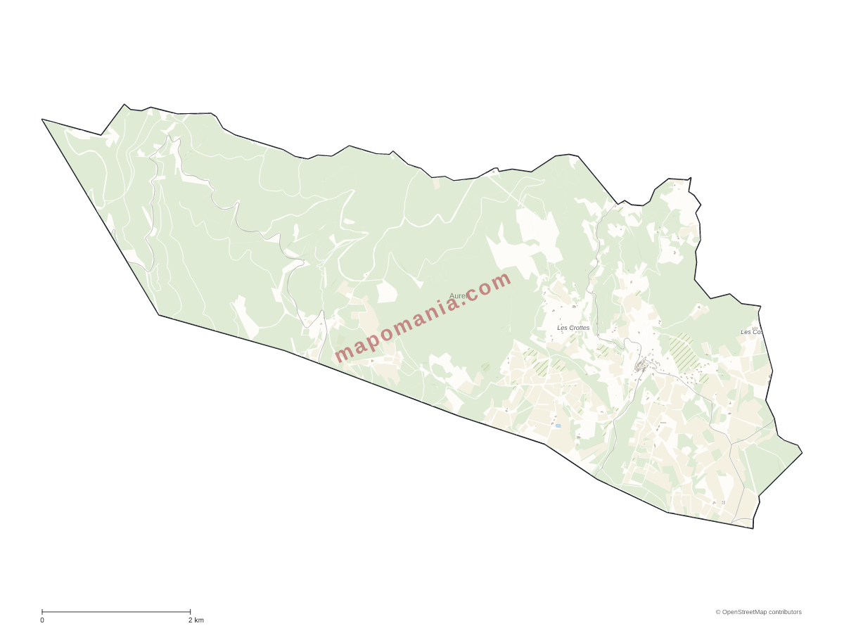 Carte de Aurel à personnaliser