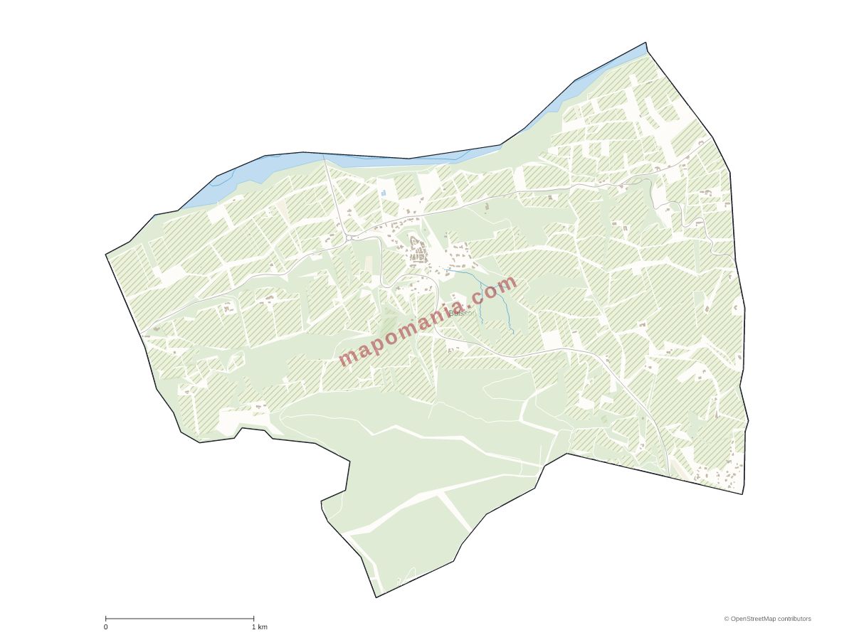 Carte de Buisson à personnaliser