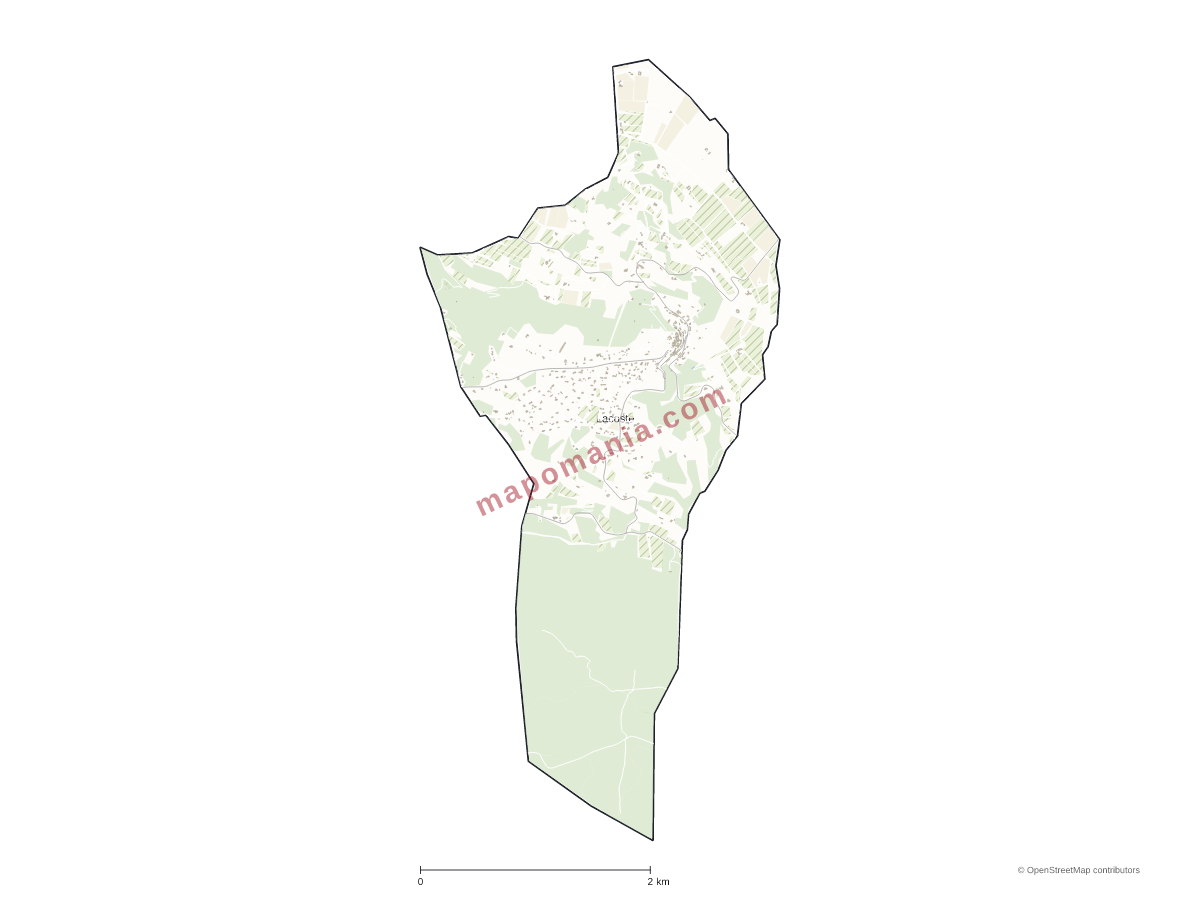 Carte de Lacoste à personnaliser