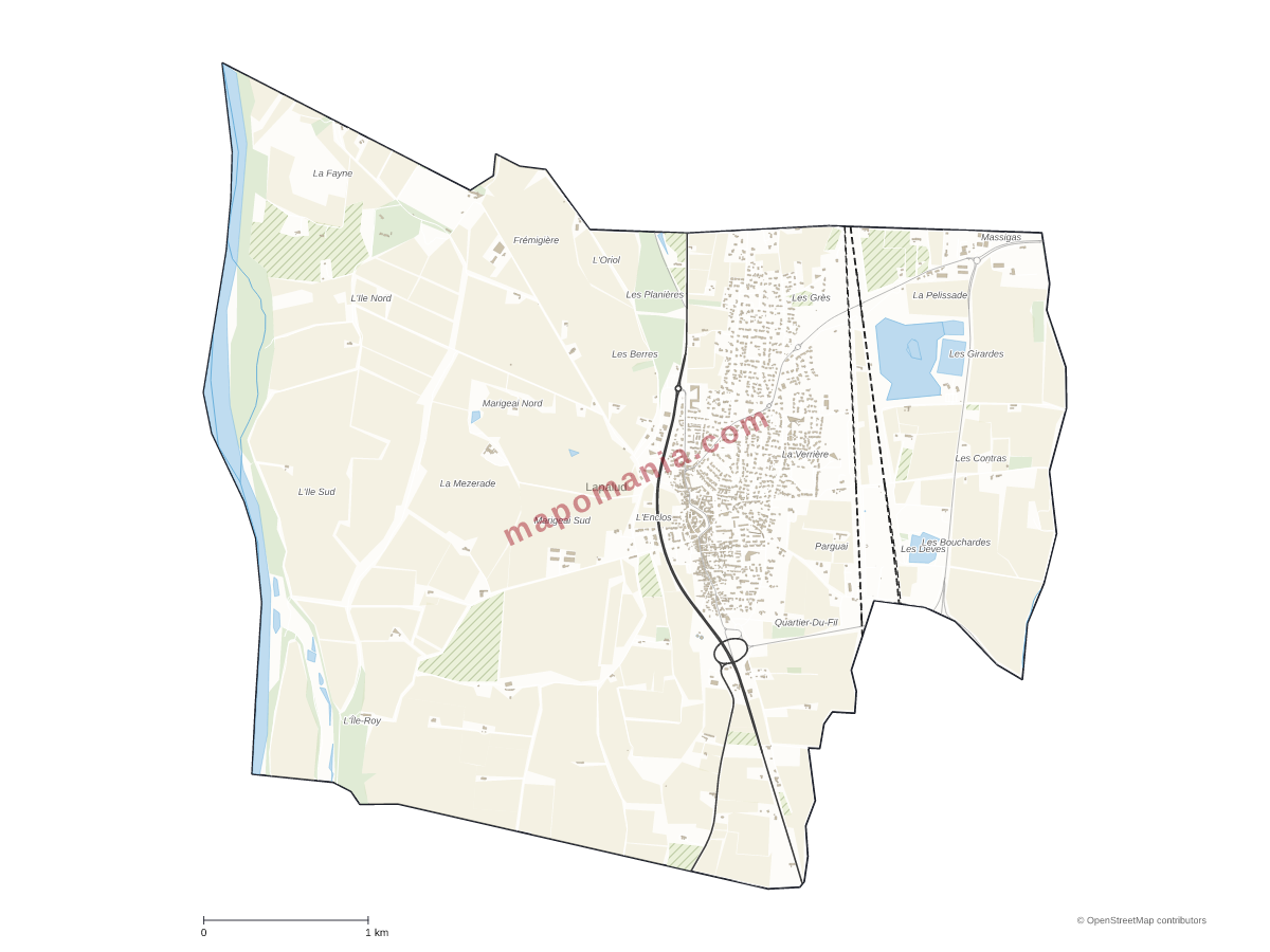 Carte de Lapalud à personnaliser