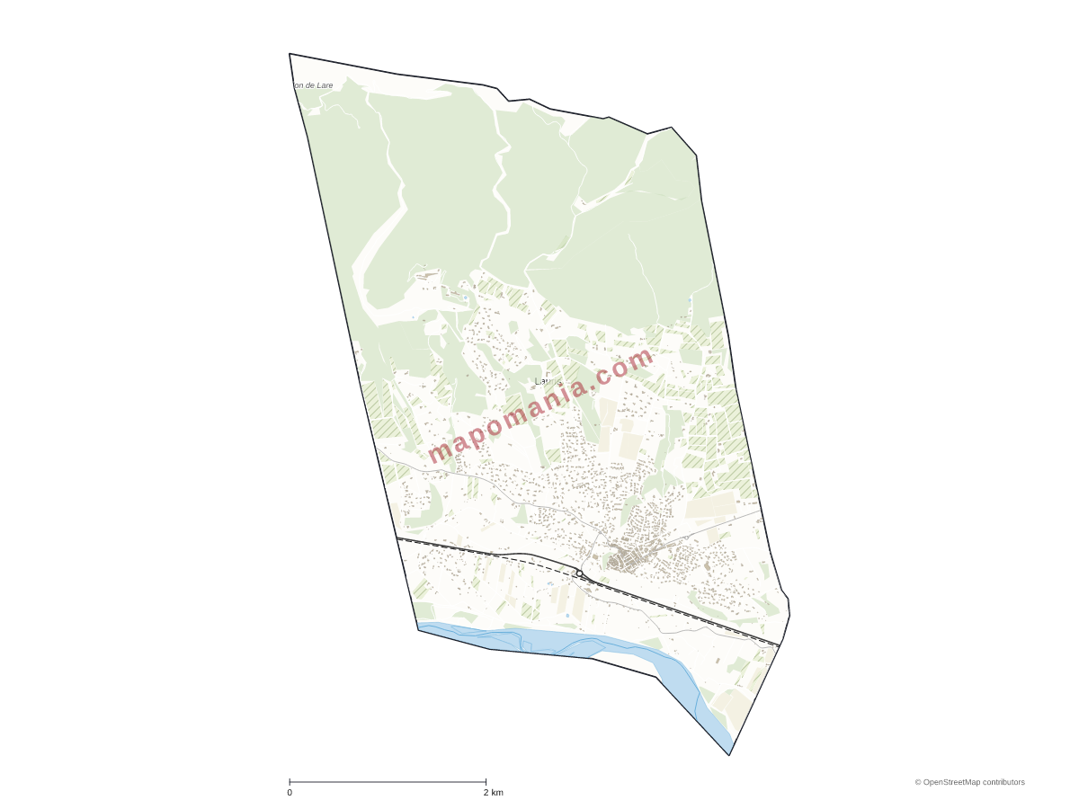 Carte de Lauris à personnaliser