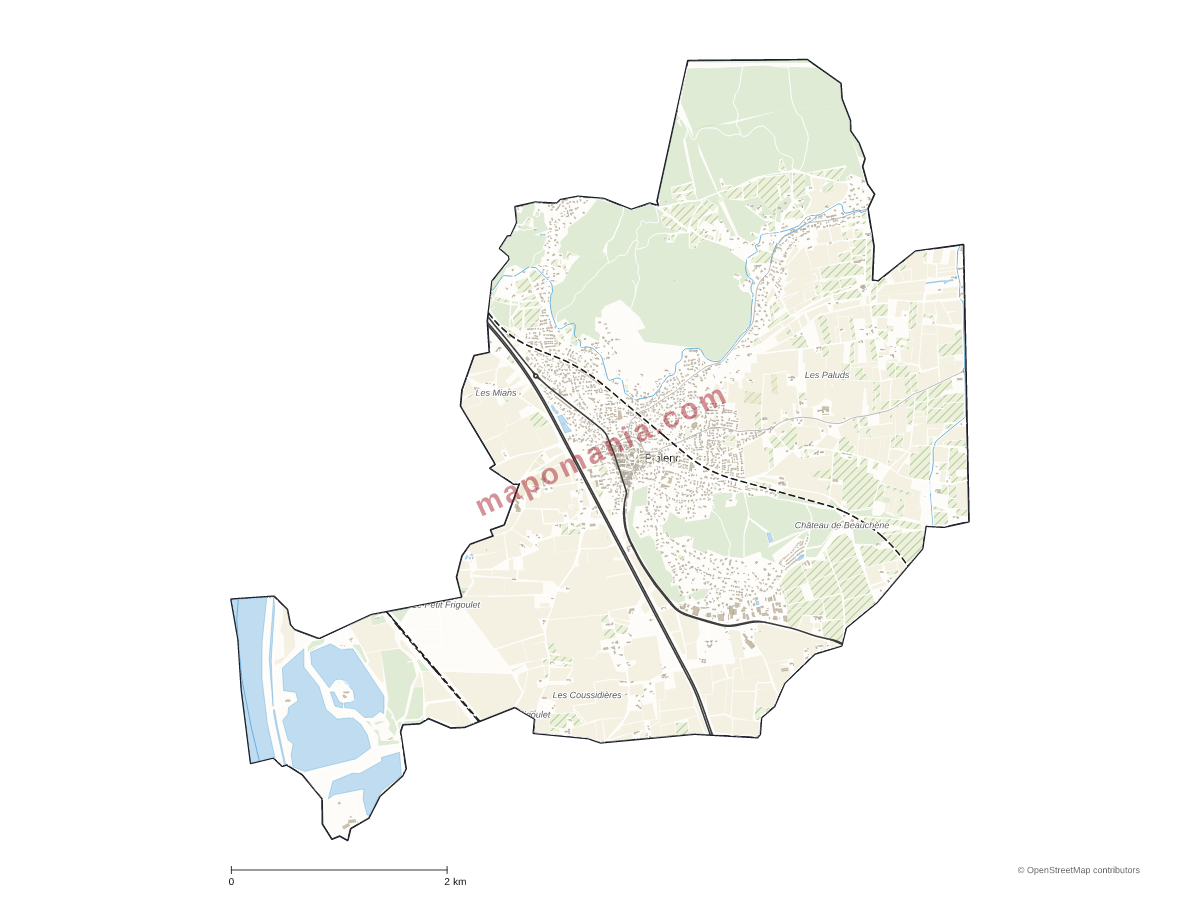 Carte de Piolenc à personnaliser