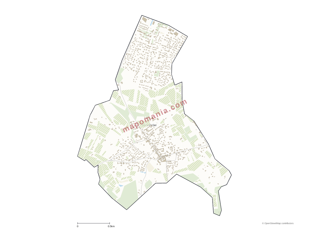 Carte de Saint-Didier à personnaliser