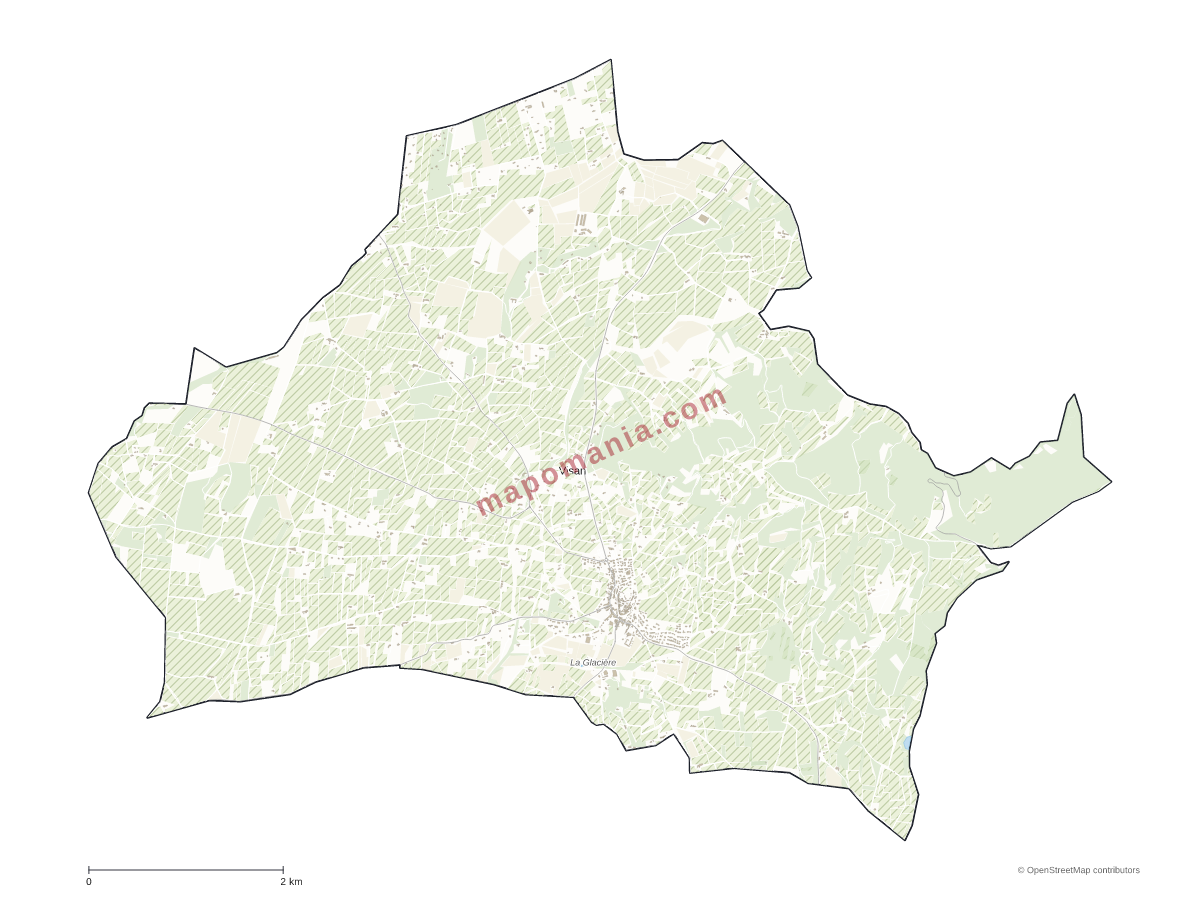 Carte de Visan à personnaliser