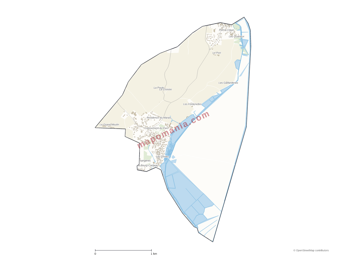 Carte de Curzon à personnaliser