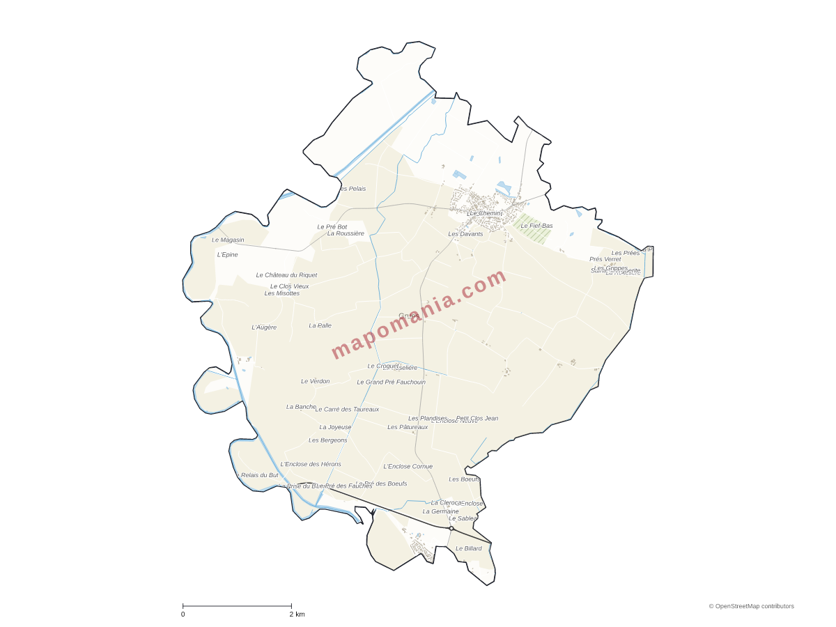 Carte de Grues à personnaliser