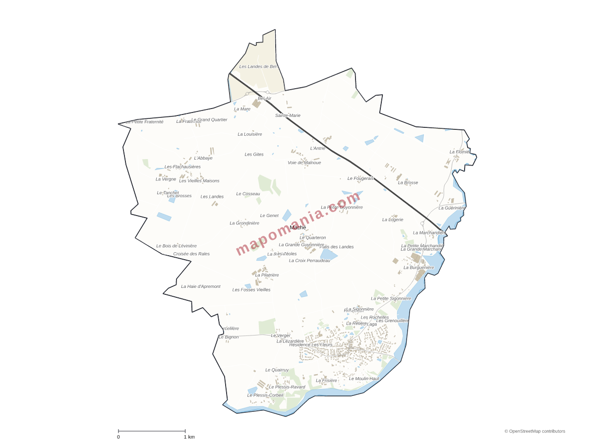 Carte de Maché à personnaliser