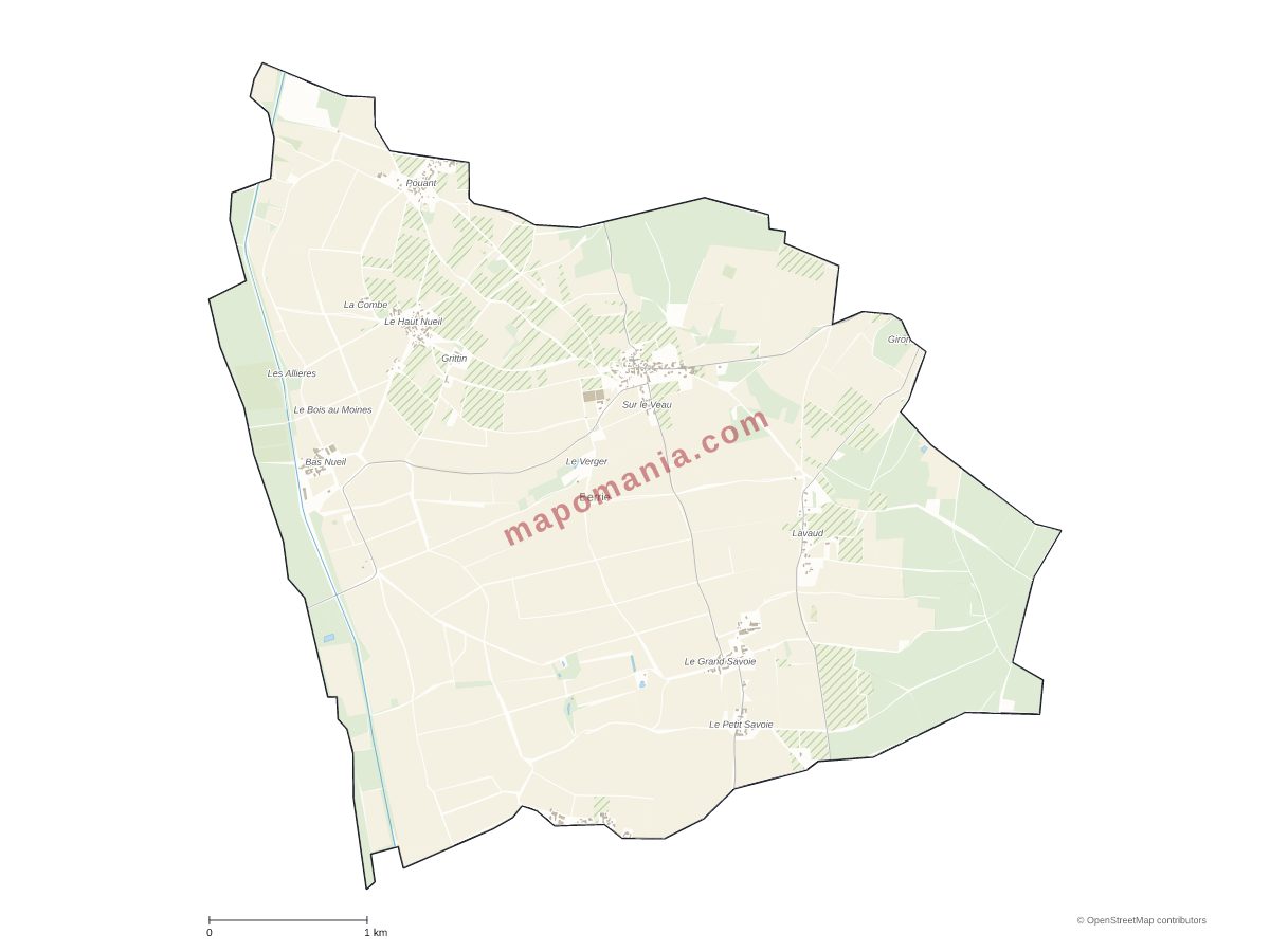 Carte de Berrie à personnaliser