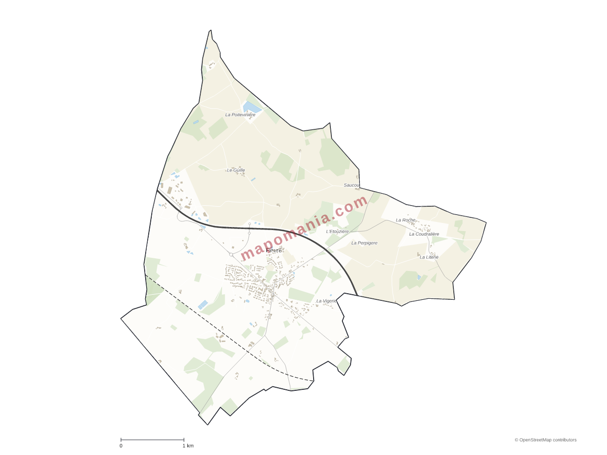 Carte de Fleuré à personnaliser