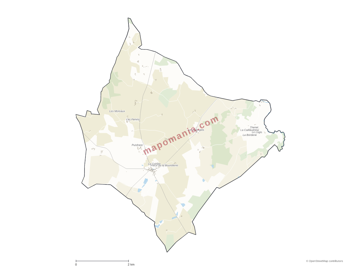 Carte de Haims à personnaliser