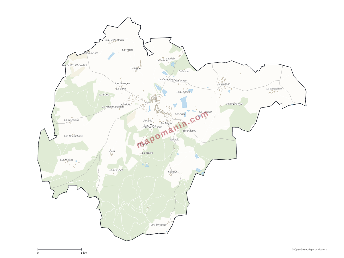 Carte de Les Cars à personnaliser