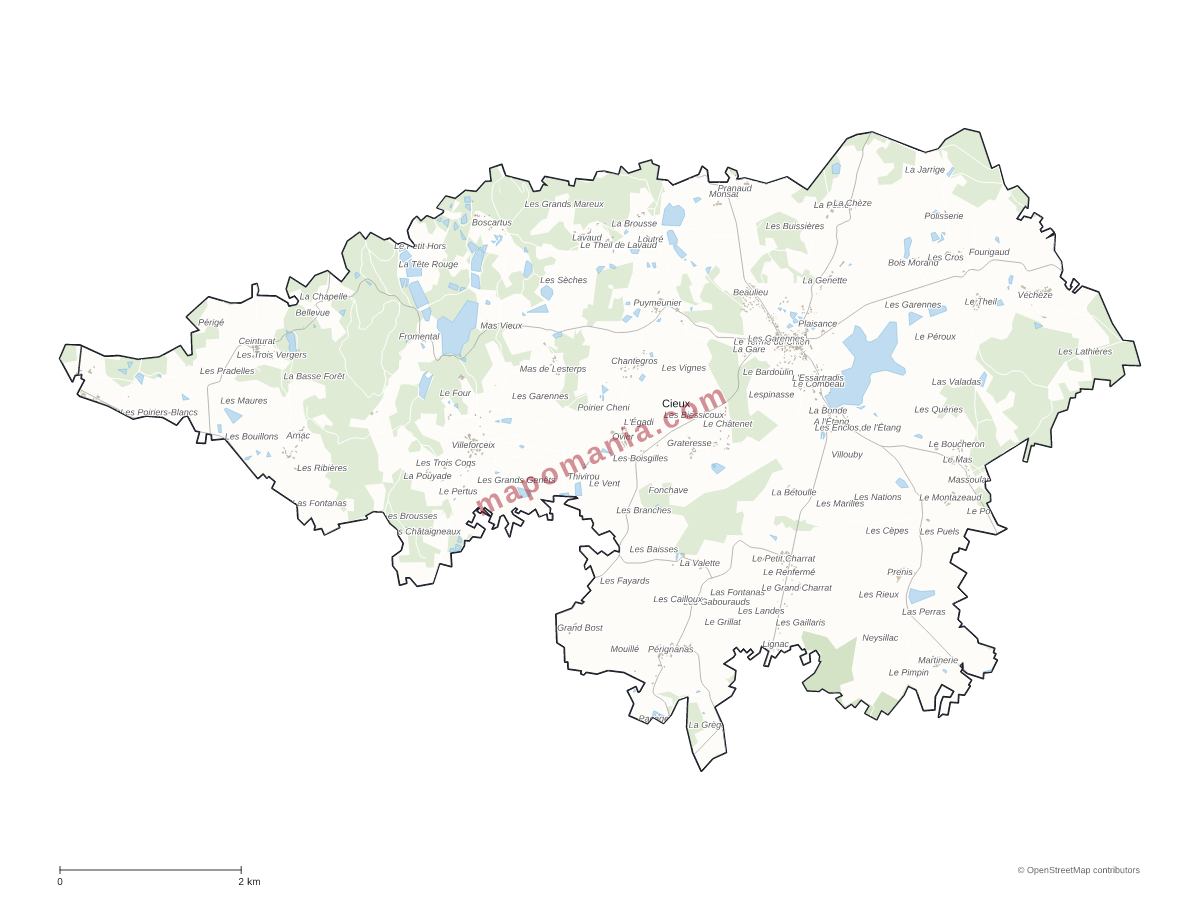 Carte de Cieux à personnaliser