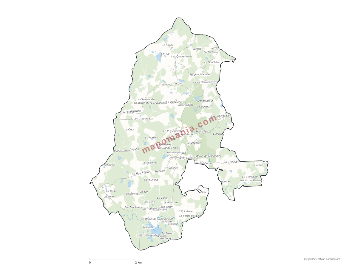 Carte de Marval à personnaliser